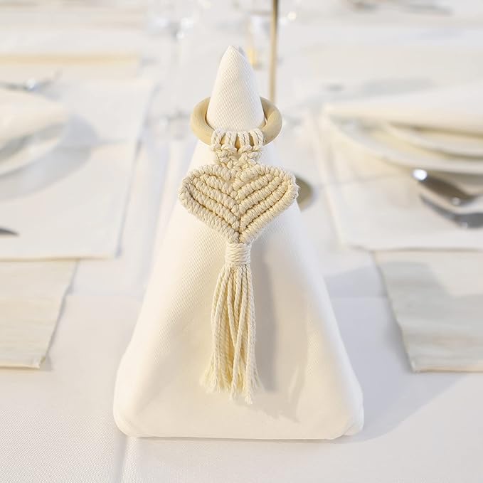 Hanging Handmade Weaving Love Pendant Car Ornament Modern Home Decoration Accessories Hanging Pendant for Bedroom Nursery Room (Green)