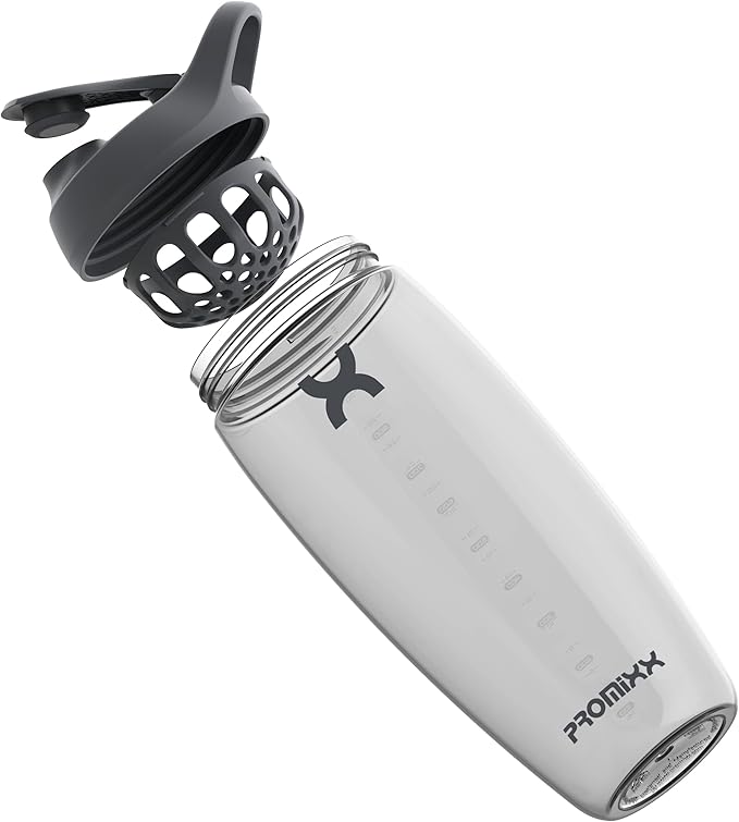 Promixx PURSUIT Protein Shaker Bottle – Premium Sports Blender Bottles for Protein Mixes and Supplement Shakes – Easy Clean, Durable Protein Shaker Cup
