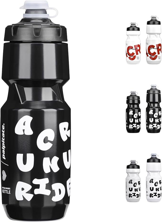 Bike Water Bottle 21oz Bicycle Water Bottle for 5hrs Insulation Sports Squeeze Water Bottle with Leakproof DesignFits Most Bike Cages (Black 26)