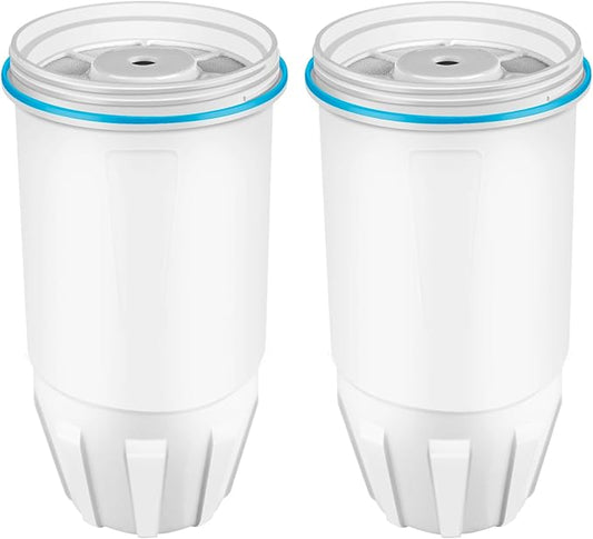 Water Filter Replacement for ZERO Pitchers and Dispensers ZR-001 ZR-017 ZD-010RP, Multi-Stage Filter System Reduce Lead, 0 TDS, 2 pack