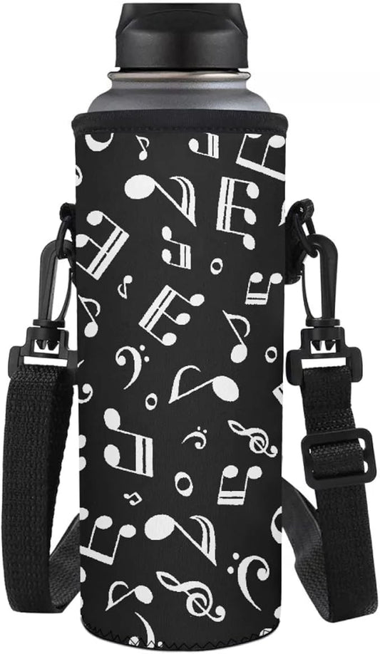 Jndtueit Basketball Water Pouch Holder, Soccer Bottle Cooler Cover Holder Strap for Outdoor Sports Gym Camping Walking