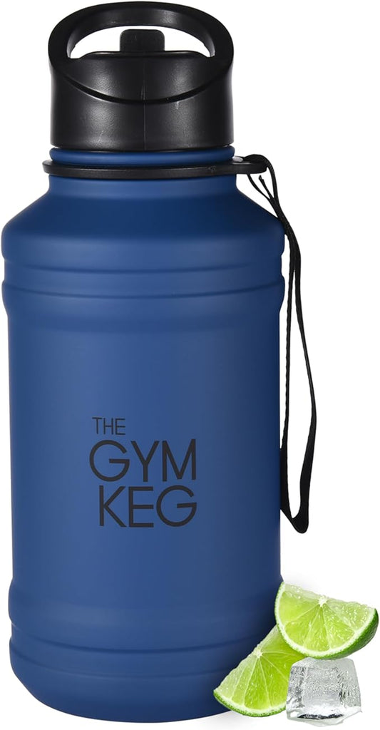 THE GYM KEG Stainless steel water Bottel_ Keg Stainless Steel Bottle - Leak-Proof, Insulated Beverage Container for Hot & Cold Drinks - Durable, Versatile & Kid-Safe - New