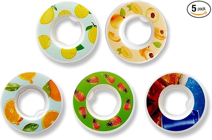 5 Flavor Pods For Air Water Bottle | 0 Sugar Flavor Fruit Taste Pods | Fruit Scented Flavor Pods | Compatible With air water bottle | Water Rings Outdoor Sports