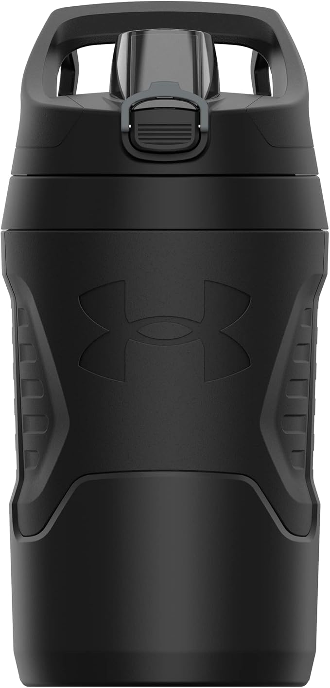 Under Armour Sports Water Jug, 32 oz Insulated Water Bottle w/Handle, Fence Hook, Leak Resistant, Baseball, Football & More