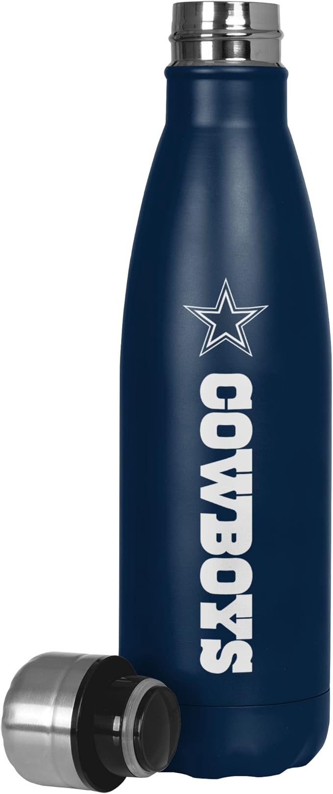 FOCO NFL unisex-adult NFL Team Logo Wordmark Chill Water Bottle
