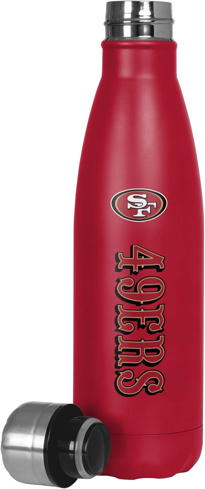 FOCO NFL unisex-adult NFL Team Logo Wordmark Chill Water Bottle
