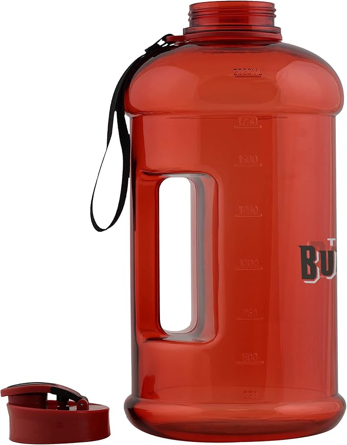 FOCO NFL Team Logo 2L Plastic Clear Large Sports Water Bottle