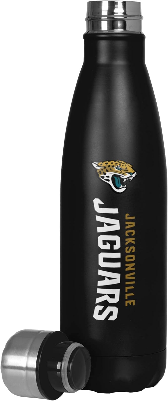 FOCO NFL unisex-adult NFL Team Logo Wordmark Chill Water Bottle