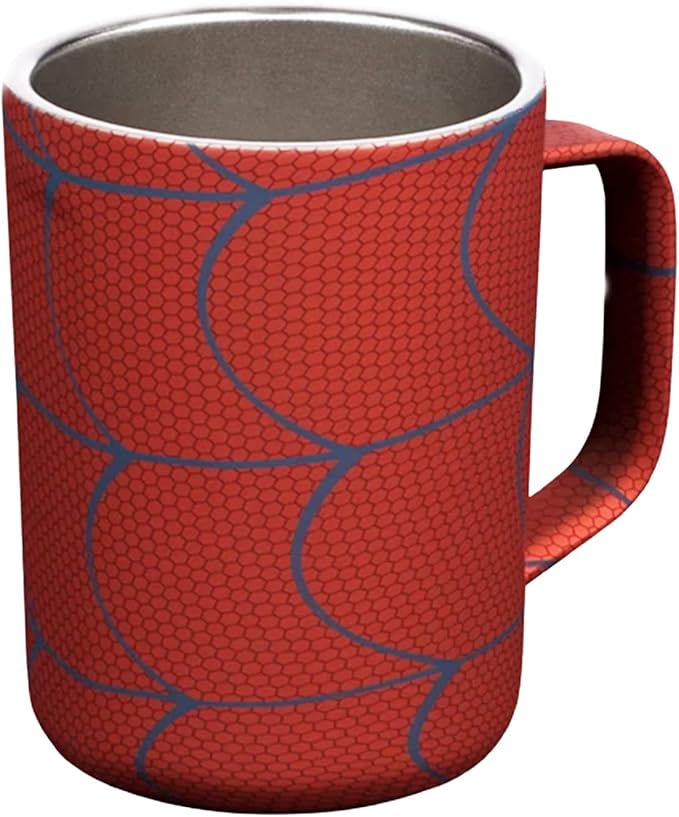 Corkcicle Spiderman Coffee Mug, Insulated Travel Coffee Cup with Lid, Stainless Steel, Spill Proof for Coffee, Tea, and Hot Cocoa, 16 oz