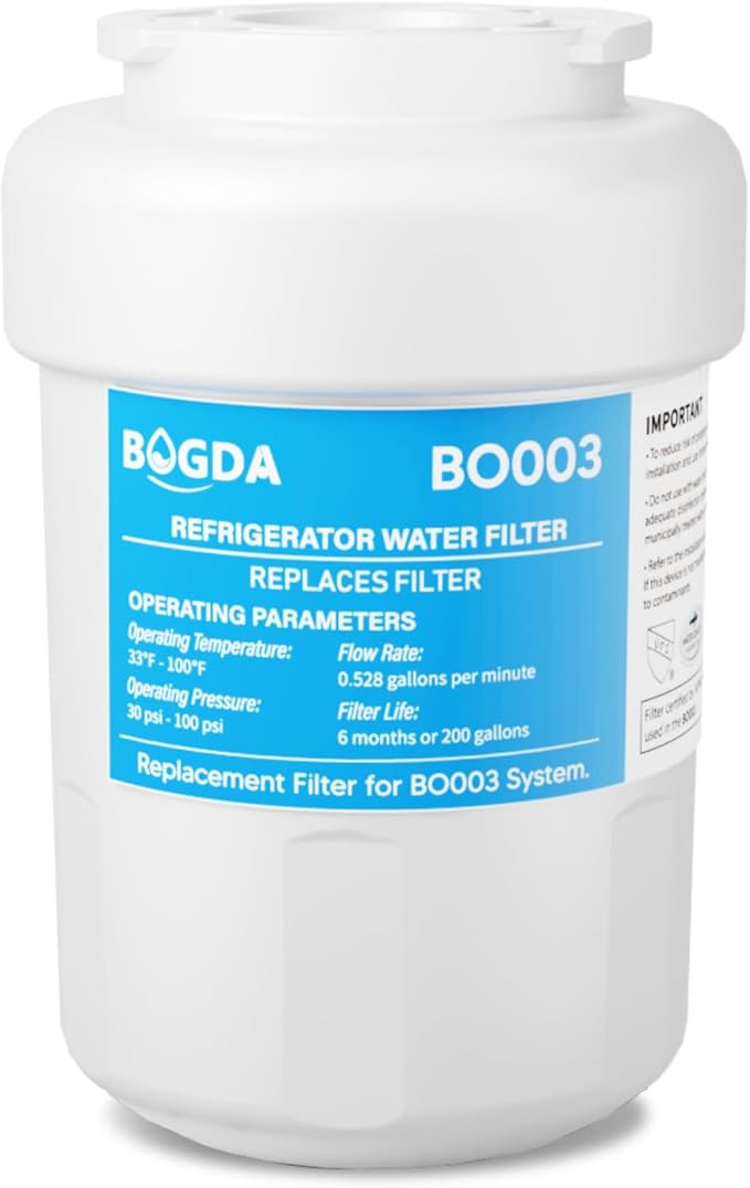 Water Filter Replacement Fit for G-E M-WF Smart-Water MWFP MWFA, GWF, HDX FMG-1, WFC1201, RWF1060, 197D6321P006 Fit for Ken-more 9991, GSE25GSHECSS, WD-F13, PC75009 (1 Filters)