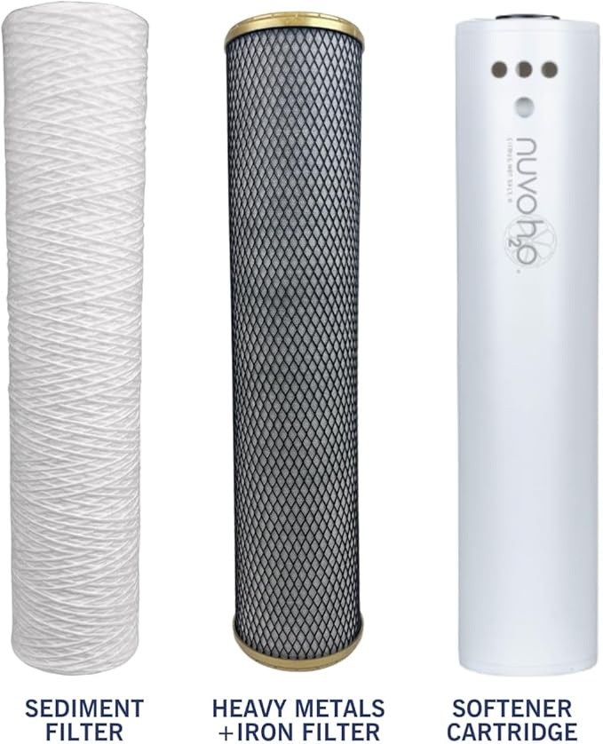 Manor Trio System Replacement Cartridges, Sediment and Iron Filters