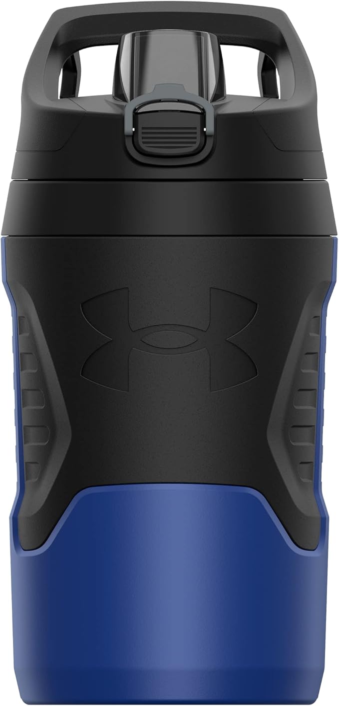 Under Armour Sports Water Jug, 32 oz Insulated Water Bottle w/Handle, Fence Hook, Leak Resistant, Baseball, Football & More
