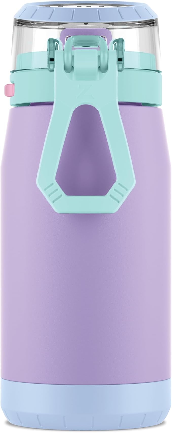 ZULU Kids Flex 12oz Stainless Steel Insulated Water Bottle with Silicone Spout, Leak-Proof Locking Flip Lid and Soft Touch Carry Loop for School Backpack, Lunchbox, and Outdoor Sports, Sugar Fairy