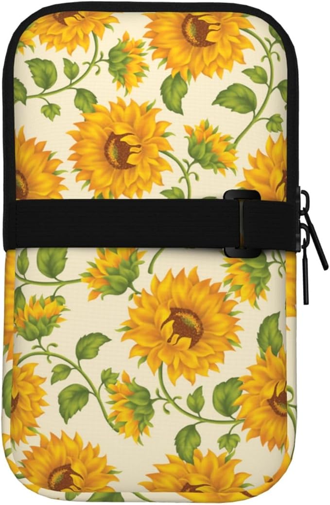 Water Bottle Pouch for Stanley Cup 40oz 30oz,Personalized Gym Purse for Men Women, Tumbler Pouch with Versatile Pocket Water Bottle Bag for Cards, Keys, Phone Botanical Leaf