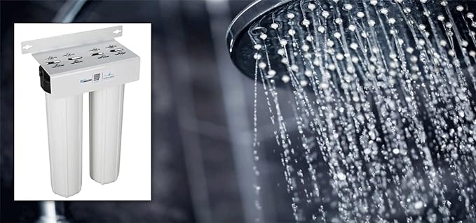 Home Master CFKDF85GCC-20BB Replacement Filter, Fits Big Blue, 20" x 4.5" Heavy duty Up-Flow Catalytic Carbon & KDF 85, Filters Chloramines, Chlorine, Chemicals, Heavy Metals, Sediment, more