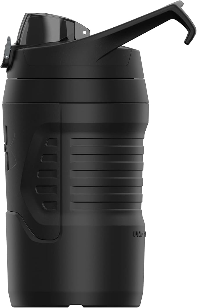 Under Armour Sports Water Jug, 32 oz Insulated Water Bottle w/Handle, Fence Hook, Leak Resistant, Baseball, Football & More