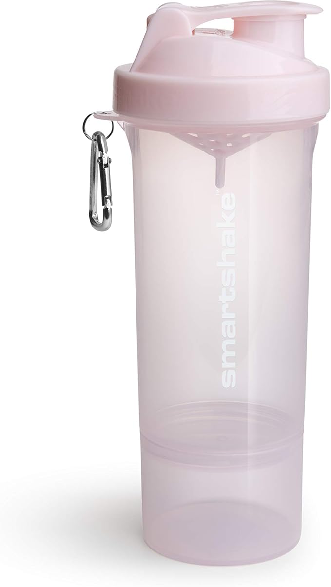 Smartshake Slim 17oz Shaker Cup, Cotton Pink