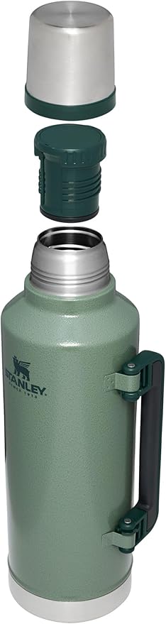 Stanley Classic Vacuum Insulated Wide Mouth Bottle -BPA-Free 18/8 Stainless Steel Thermos for Cold & Hot Beverages