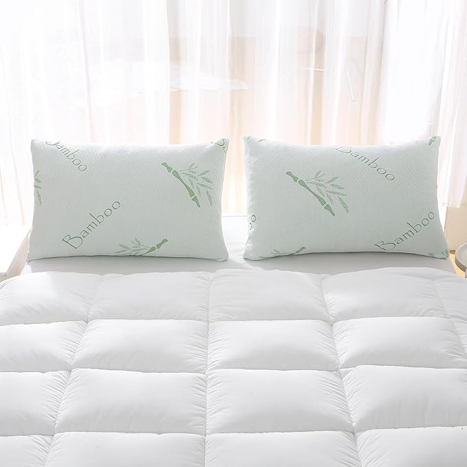 Single Memory Foam Pillows King Size Set of 1, Cooling Rayon Pillow with Breathable Cover, Bed Pillow for Sleeping 1 Pack, Firm Adjustable Pillow for Neck Support, Hotel Quality Rest Pillow 20" x 36"