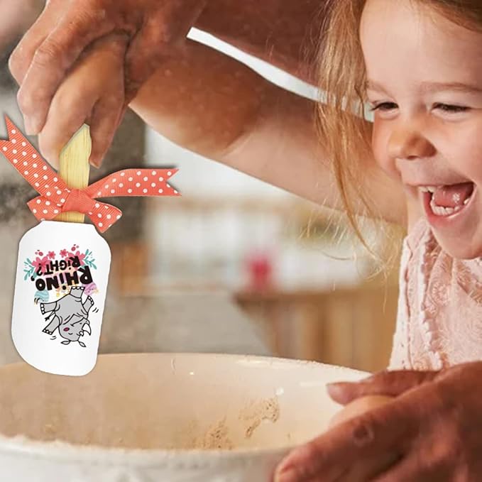Rhinoceros Funny Baking Spatulas, Baking Kids Set, Baking Gift for Kids, Girls, Baking Kits for Teens Children Kids, Teens Girls