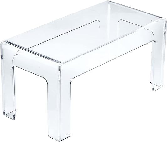 Countertop Water Filter Pitcher Stand - Clear Heavy Duty Acrylic Frame - 12" x 6" x 6" - Compatible with Brita UltraMax, PUR Ultimate and, ZeroWater ZD018