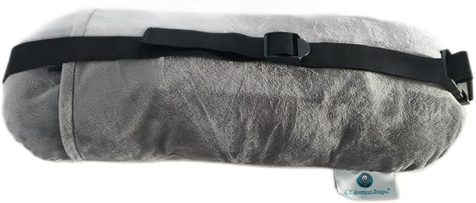 Hysterectomy, Mastectomy Seatbelt Pillow with Therapy Hot/Cold Gel Pack, Purposeful Protection Gift for Healing Surgical Incision after Abdominal or Chest Surgery for Women and Men (Gray)