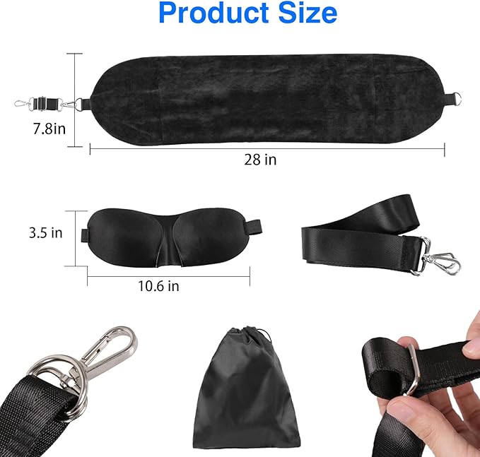 Travel Pillow You Stuff with Clothes, Stuffable Travel Pillow Transforms Into Extra Luggage Without Excess Fees, Stuffable Neck Pillow Fits 3+ Days of Travel Essentials Black