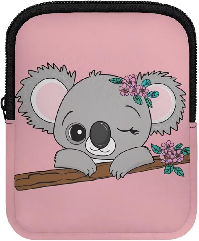 Koala Tumbler Pouch Bag for Stanley Cup Storage Holder Bag with Strap Water Bottle Pouch Zipper Brateaya Cup Pouch 20oz 30oz