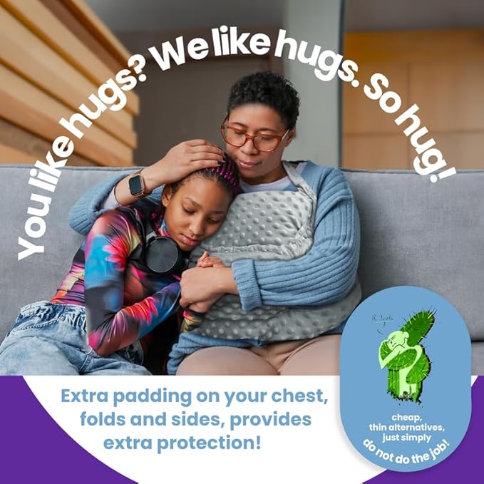 Mastectomy Pillow Post Op Pillow for Breast Surgery Recovery | Choose The Color for You | Hand Ice-Pack Pockets | Converts to Cloud Soft Cushion (Serene Sky)