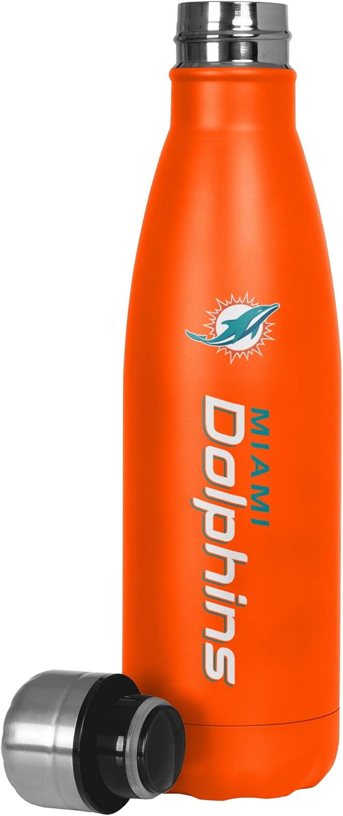 FOCO NFL unisex-adult NFL Team Logo Wordmark Chill Water Bottle