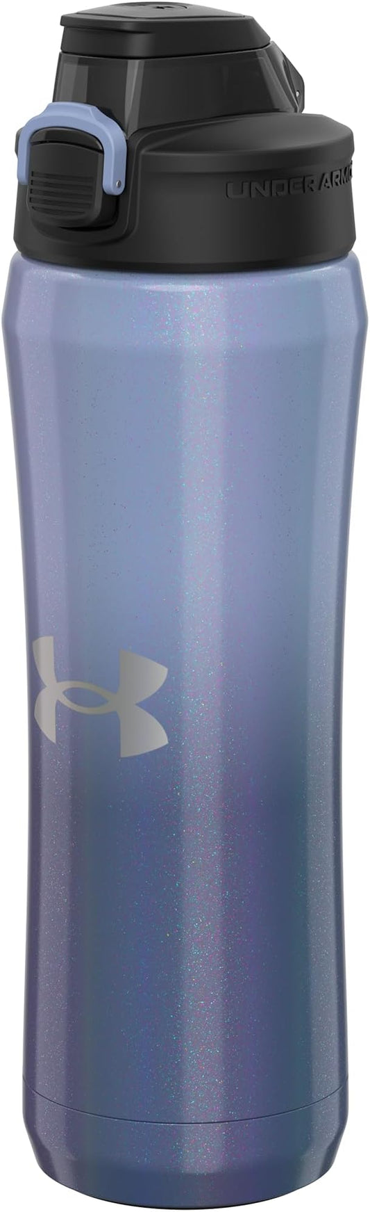 Under Armour 18oz Beyond Stainless Steel Water Bottle, Vacuum Insulated, Self Draining Protective Cap, Leak Proof, For Kids & Adults, All Sports, Gym