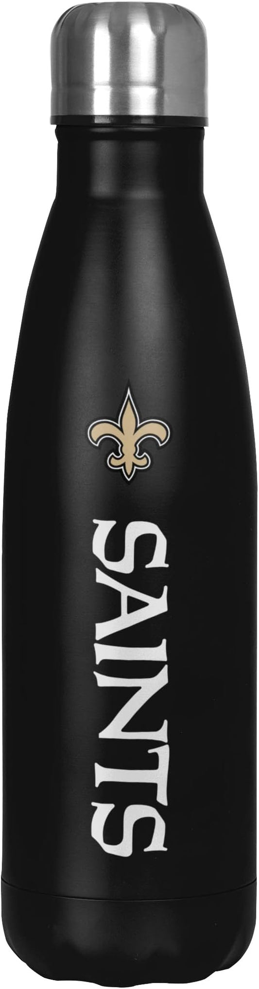 FOCO NFL unisex-adult NFL Team Logo Wordmark Chill Water Bottle