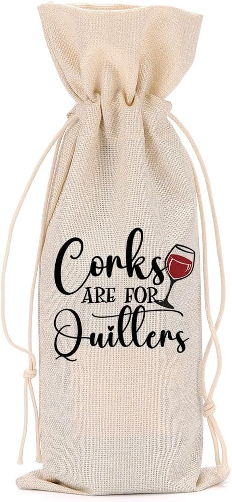 Funny Wine Quotes Wine Bag Wine Tasting Party Supplies for Wine Lovers Women Men Bride Groom Mother Christmas Birthday Wedding Bachelorrette Party Wine Bags
