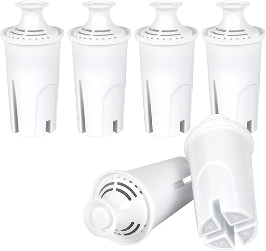 OB03 Replacement Filter for Brita Pitchers and Dispensers, Brita Filter Compatible with Brita Standard Water Filter OB03, Classic 35557, Mavea 107007, Brita Pitchers Grand, Lake, Capri, Wave