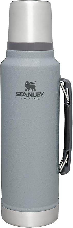 Stanley Classic Vacuum Insulated Wide Mouth Bottle -BPA-Free 18/8 Stainless Steel Thermos for Cold & Hot Beverages