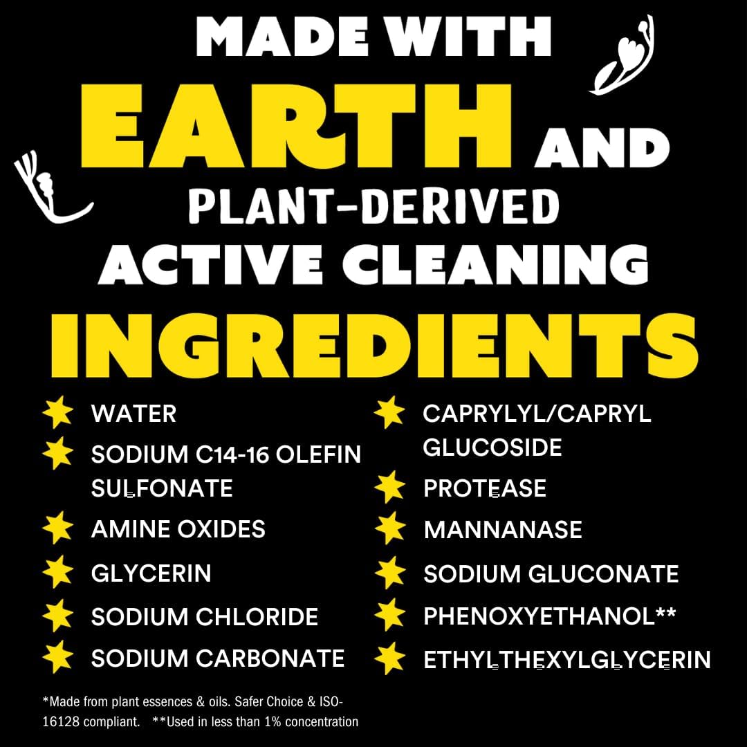 Molly's Suds Liquid Laundry Detergent | Clean Laundry Detergent Soap for Sensitive Skin | 2x Concentrated, High Efficiency (HE) | Unscented - 100 Loads