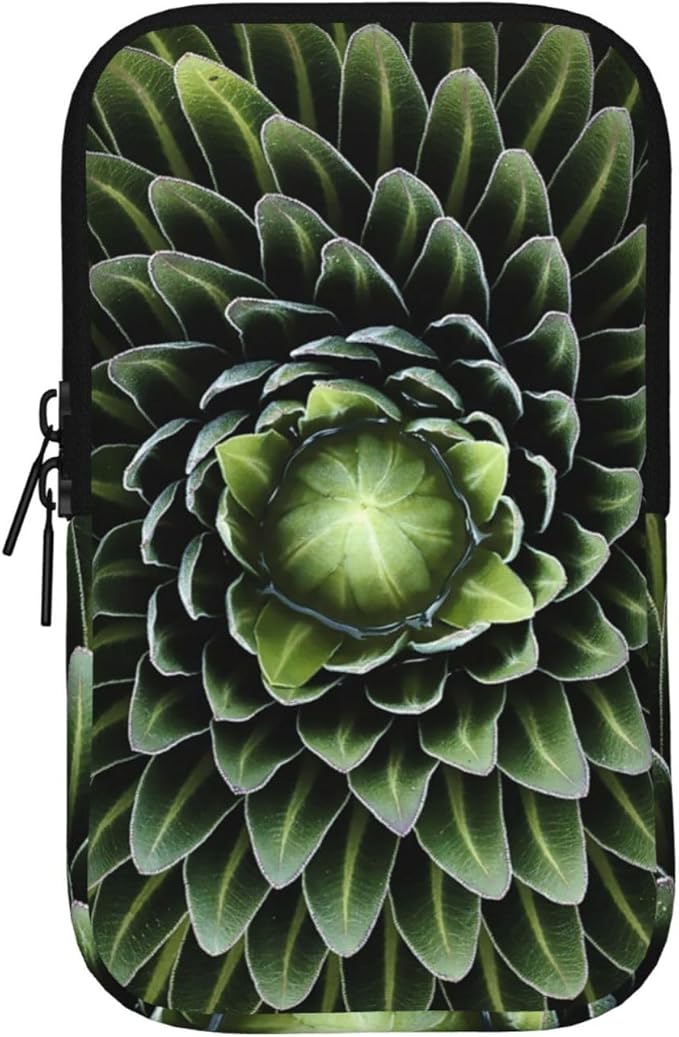 Water Bottle Pouch for Stanley Cup 40oz 30oz,Personalized Gym Purse for Men Women, Tumbler Pouch with Versatile Pocket Water Bottle Bag for Cards, Keys, Phone Botanical Leaf