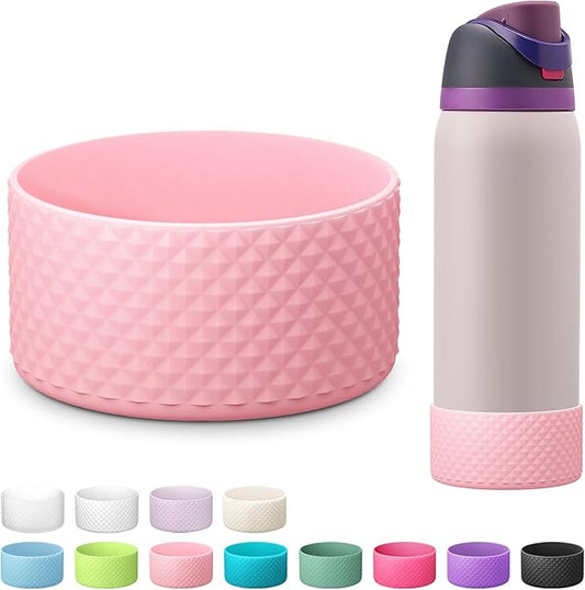Silicone Boot for Owala Water Bottle 24 oz 32 oz 40 oz, Anti-Slip Protective Sleeve for FreeSip/Twist/Flip Stainless Steel Water Bottles Accessories
