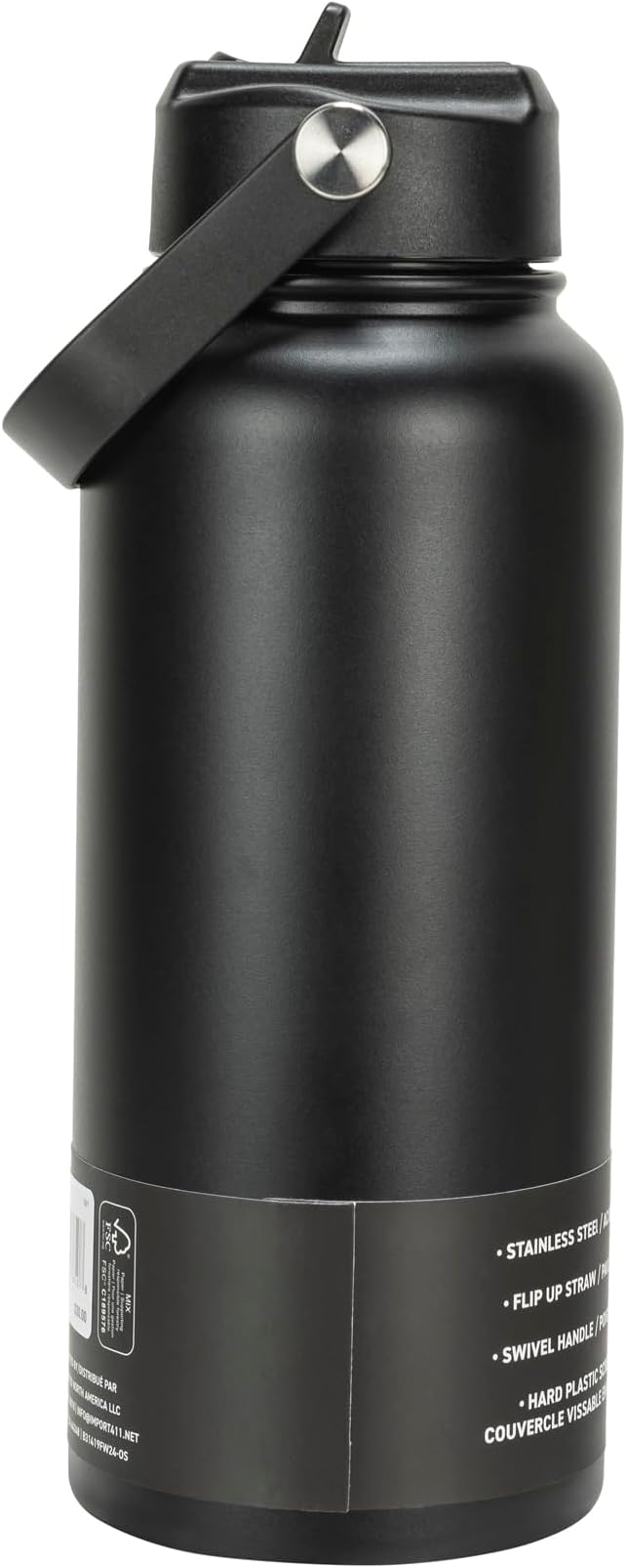 PUMA Evercat 32 oz Honor Flip Top Bottle, Black, OS