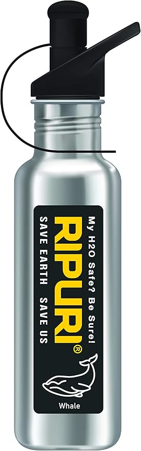 Classic 27oz Filter Bottle Water Bottle stainless steel Camping Hiking Backpacking Outdoor Emergency Whale