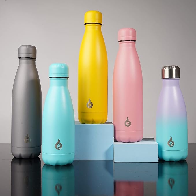 BJPKPK Water Bottles Insulated 12oz Stainless Steel Water Bottle,Angel White