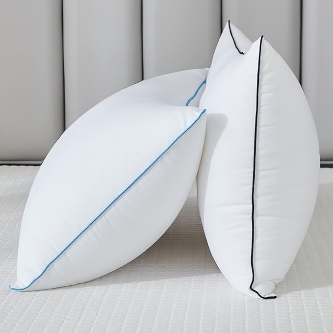 Bed Pillows for Sleeping - Pillows King Size Set of 2 Cooling Luxury Hotel Quality Pillow with Premium Plush Soft Down Alternative Fill for Side Back or Stomach Sleepers (King(Pack of 2))