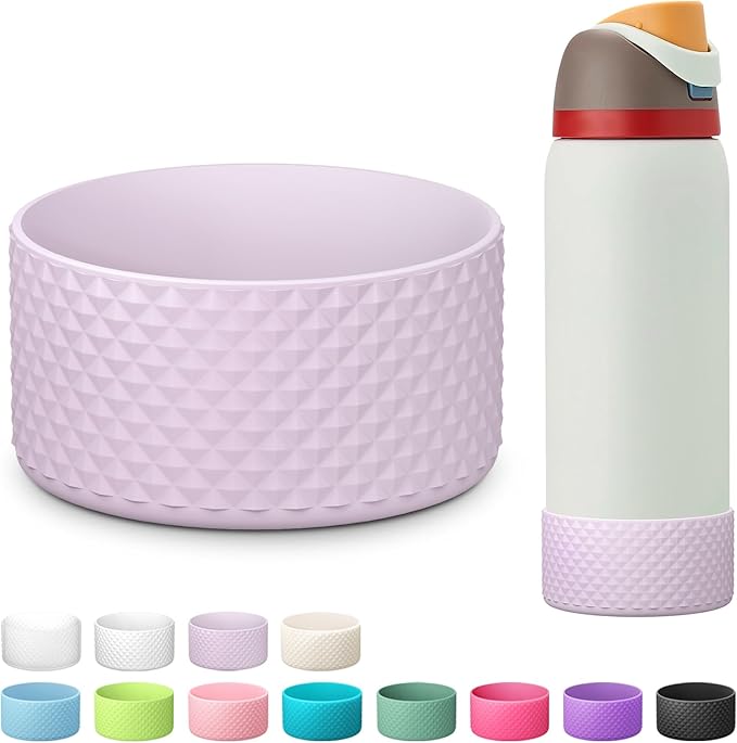 Silicone Boot for Owala Water Bottle 24 oz 32 oz 40 oz, Anti-Slip Protective Sleeve for FreeSip/Twist/Flip Stainless Steel Water Bottles Accessories