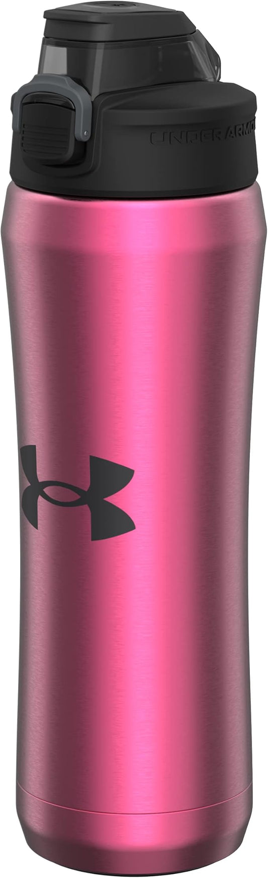 Under Armour 18oz Beyond Stainless Steel Water Bottle, Vacuum Insulated, Self Draining Protective Cap, Leak Proof, For Kids & Adults, All Sports, Gym