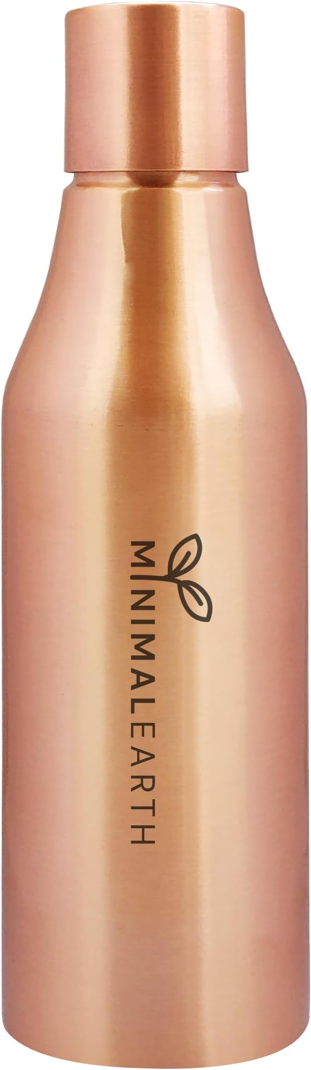 Pure Copper Bottle for Drinking, Beautiful & Leak-Proof Design, Made With Solid Copper, Portable & Handy, Perfect for Office, Yoga, Gym, Traveling and Gift - 750 ML (25 oz)