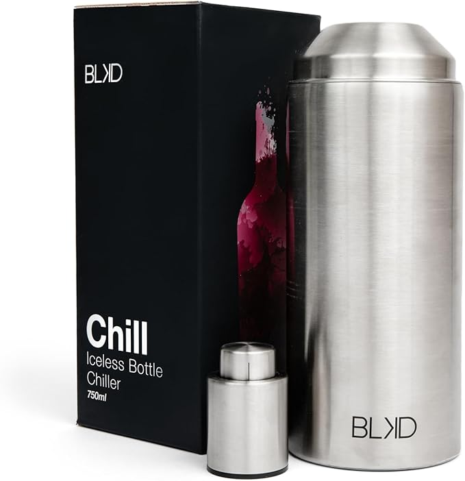 Generic Wine Chiller Bottle (Chrome), Wine Chiller, Wine Bottle Chiller, Wine Bottle Cooler, Wine Gift Ideas, Wine Accessory, Keep Wine Cold Up To 6 Hours, 4x10