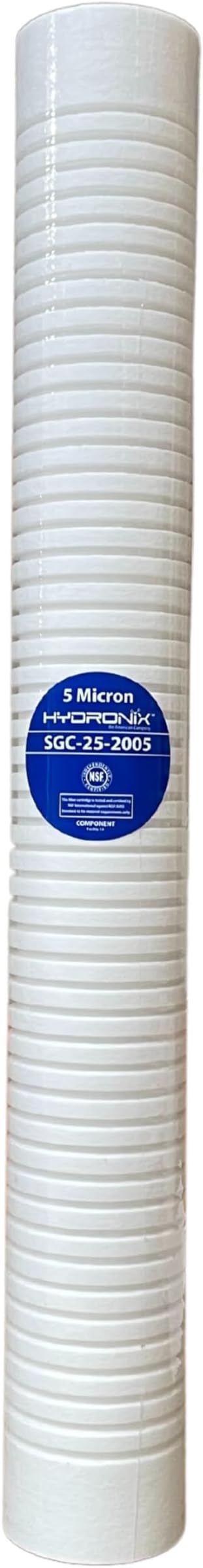 IPW Industries Inc-20" x 2.5" 5 Micron Grooved Sediment Melt Blown Water Filters Cartridges AP110-2 | SGC-25-2005