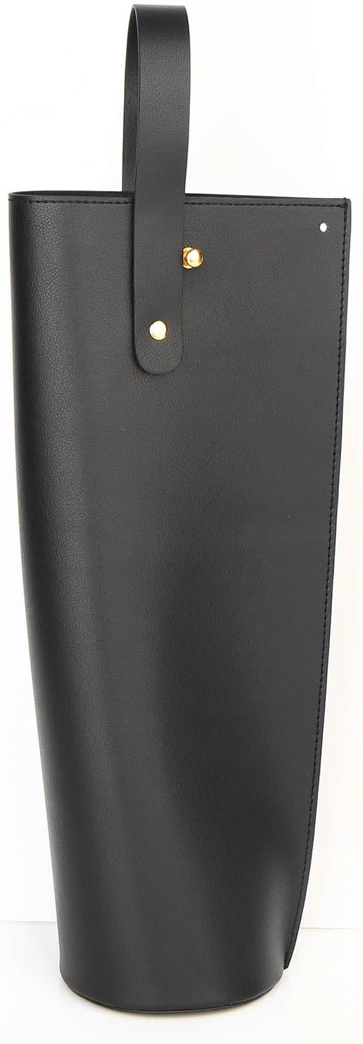 Wine Gift Bag, Reusable PVC Leather Wine Tote Carrier, Double Layered bag, Birthday Bridal Showers Holiday Gifts