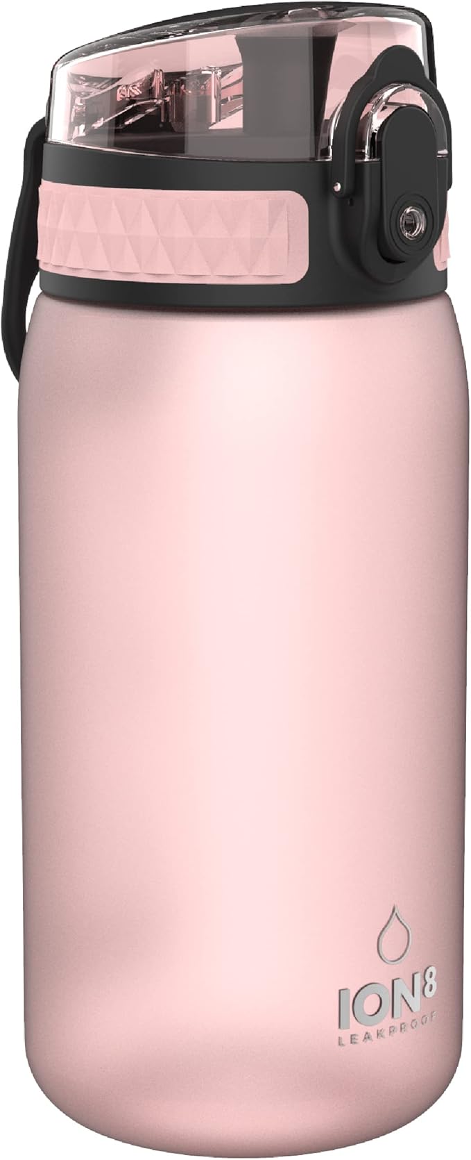 Ion8 Pod Leak Proof BPA Free Handbag Water Bottle, 350ml (12 oz), Frosted Rose Quartz (B074WF2S14)