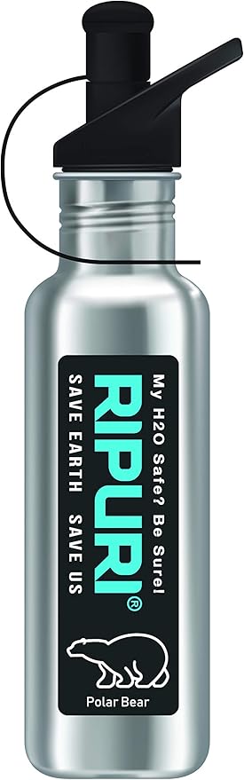 Filter Bottle Classic 27oz Polar Bear Stainless Steel Camping Hiking Backpacking Outdoor Emergency